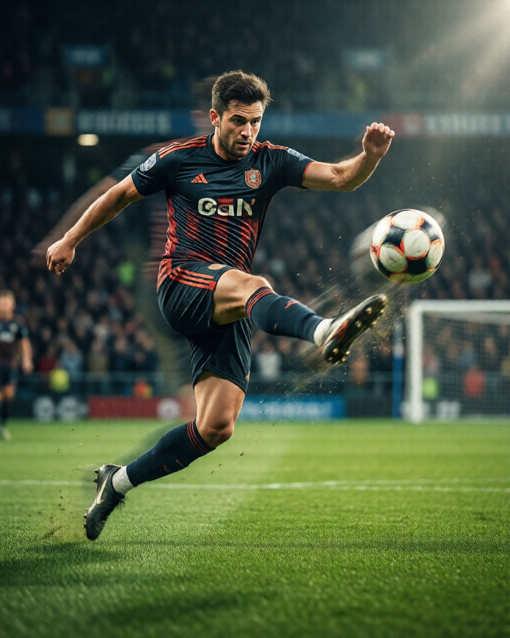 Football stadium scene — World Cup Hub