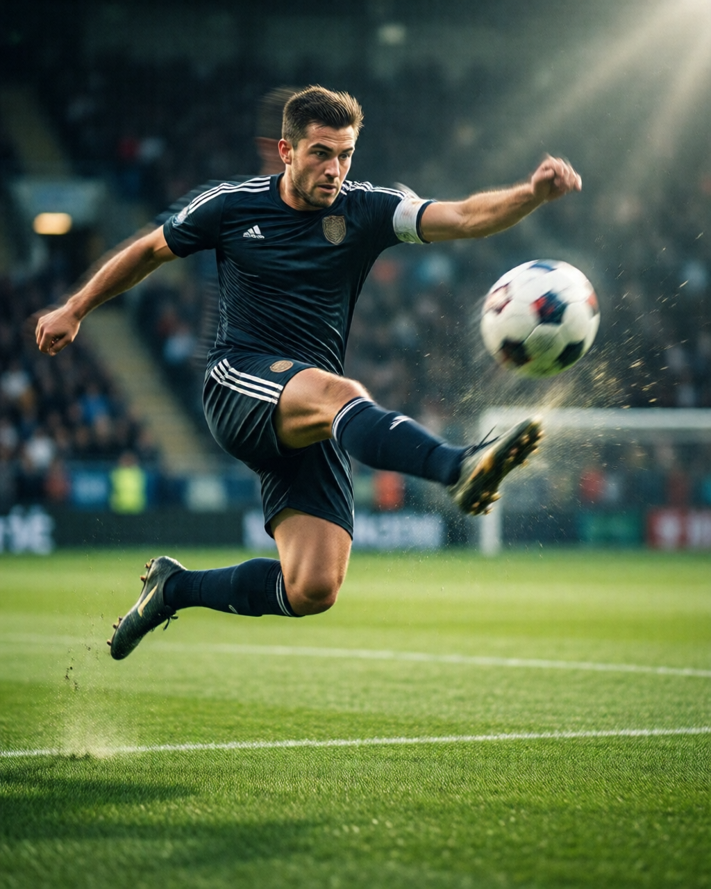Football stadium scene — World Cup Hub