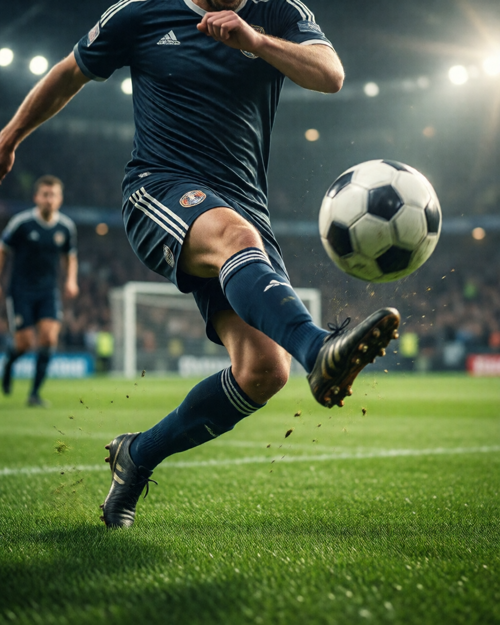 Football stadium scene — World Cup Hub