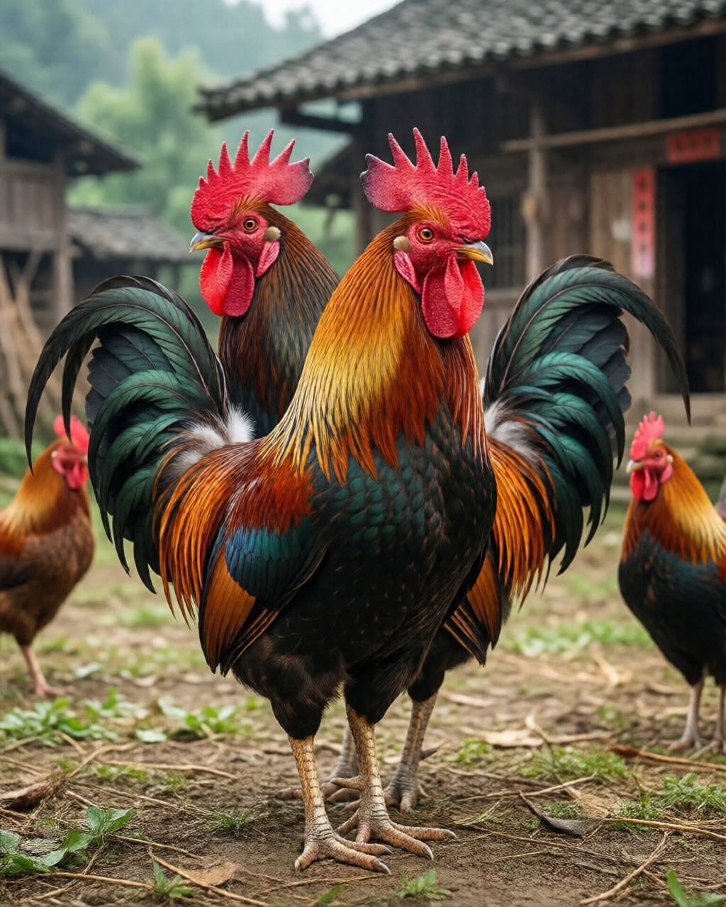 Gamefowl scene — สนามไก่ชน