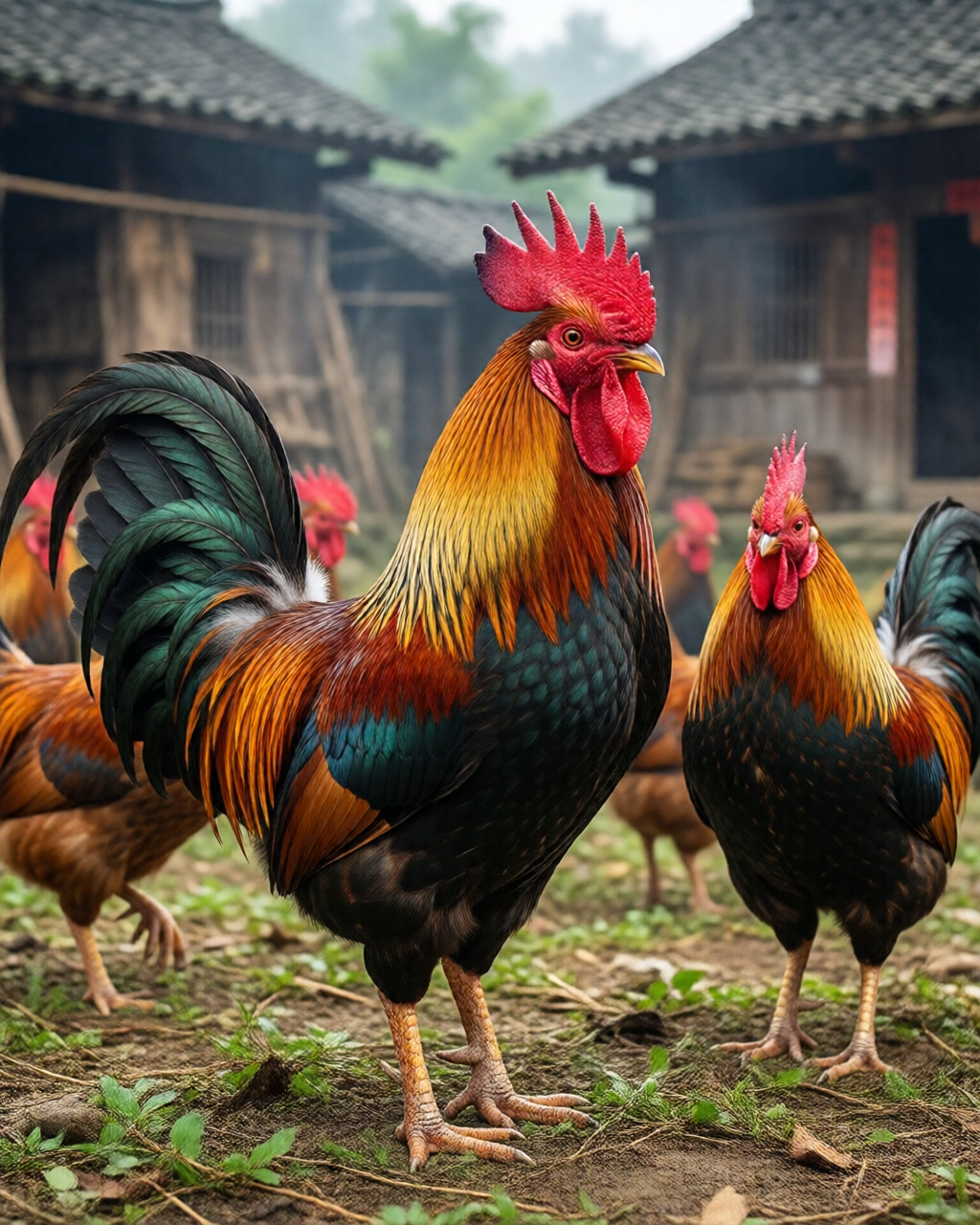 Gamefowl scene — สนามไก่ชน