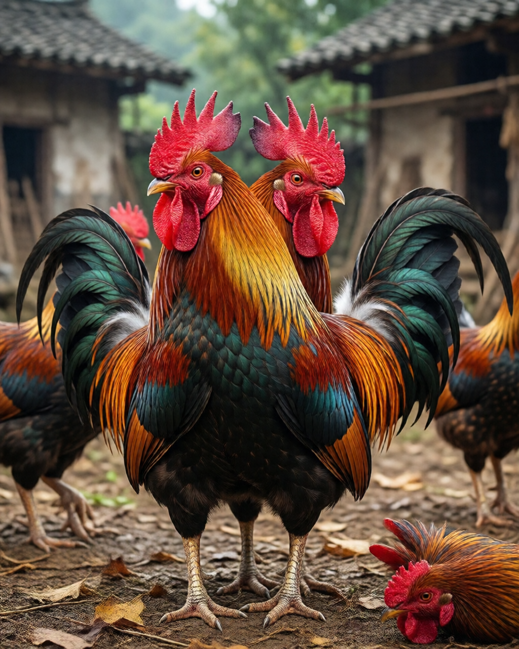 Gamefowl scene — คู่มือไก่ชน