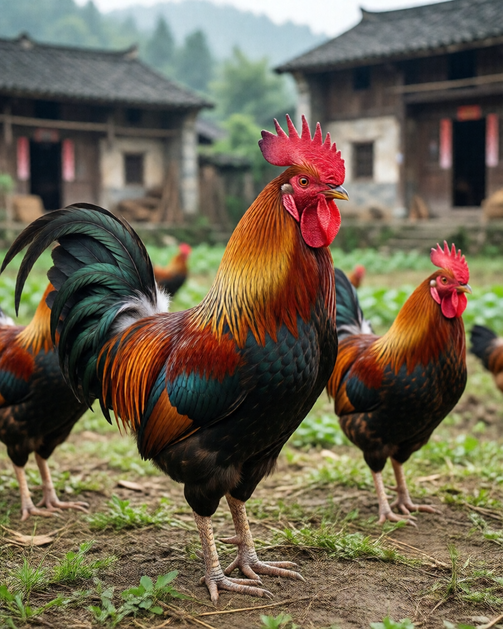 Gamefowl scene — สนามไก่ชน