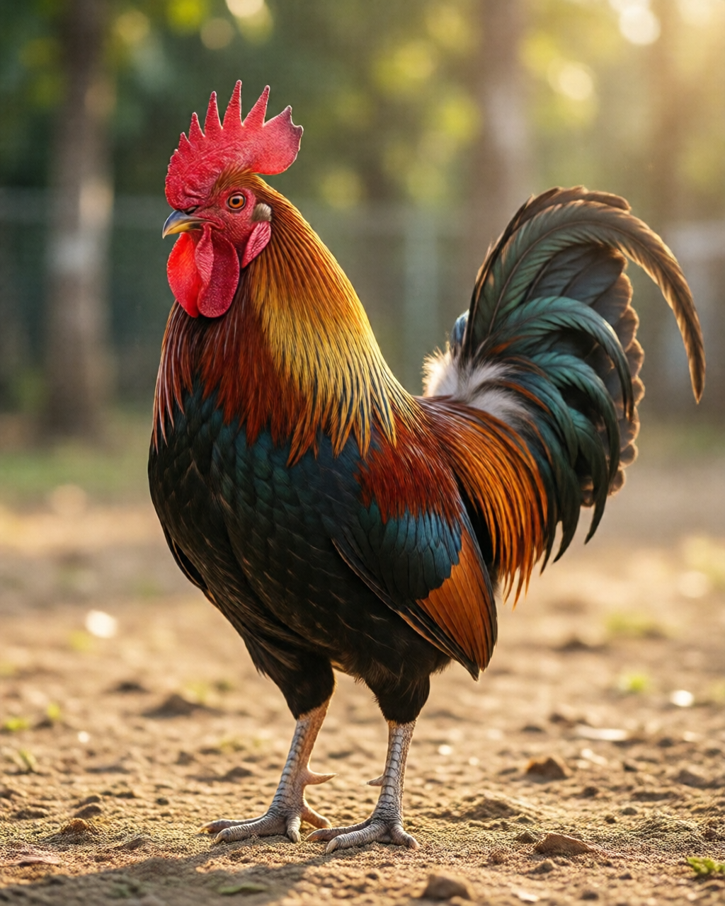 Gamefowl scene — พันธุ์ไก่ชน