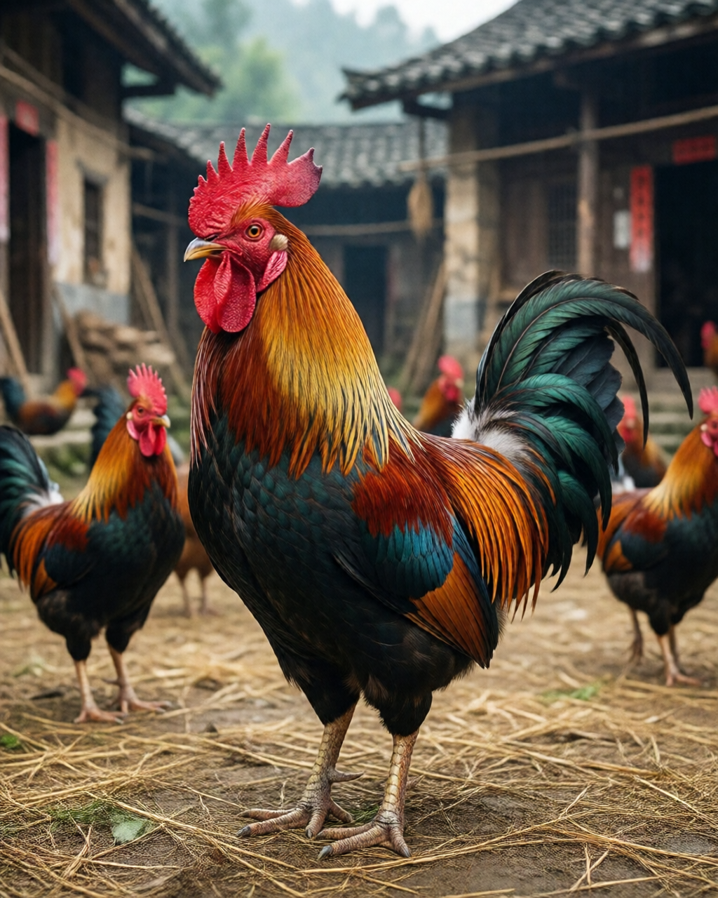 Gamefowl scene — สนามไก่ชน