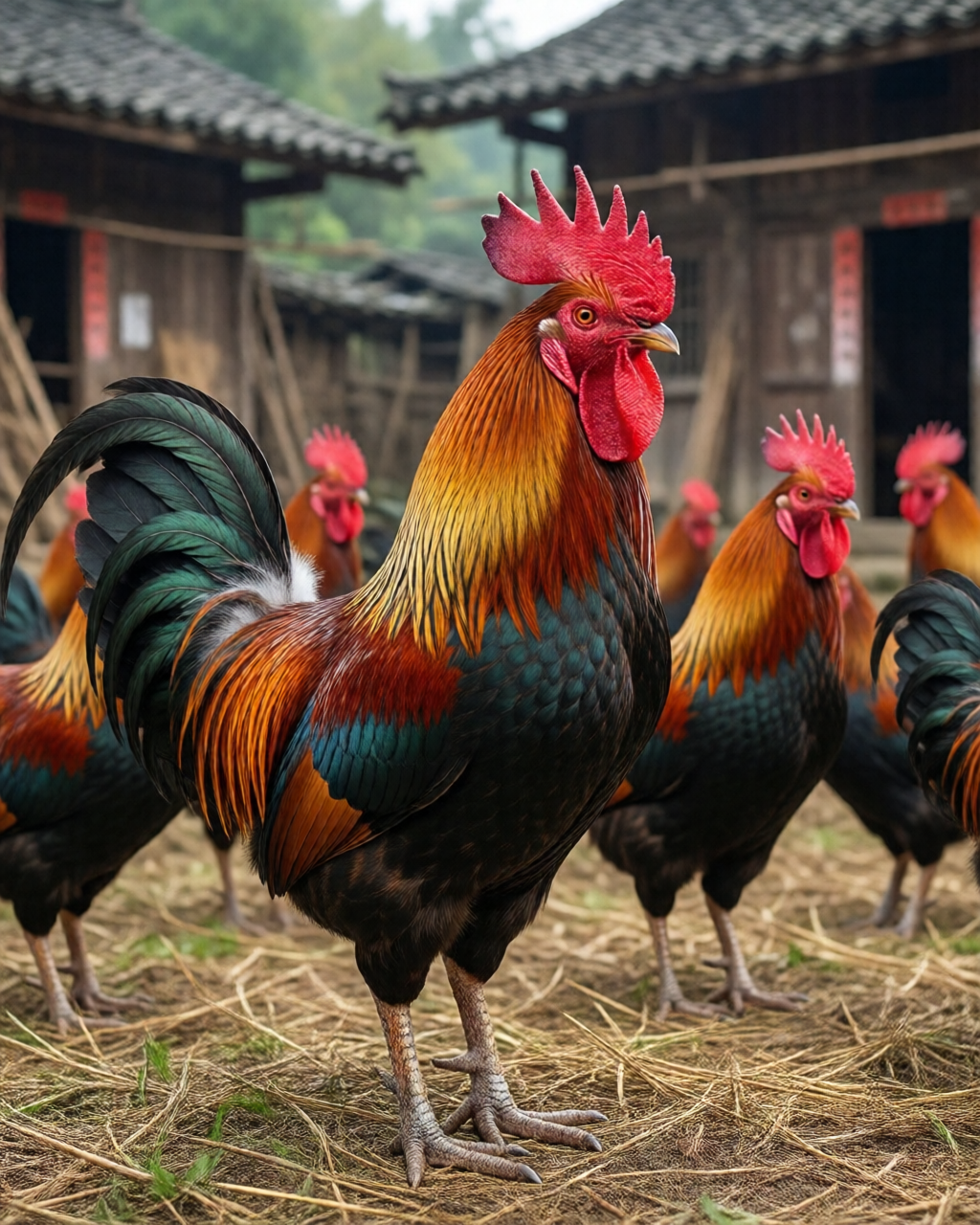 Gamefowl scene — Người Hâm Mộ Đá Gà