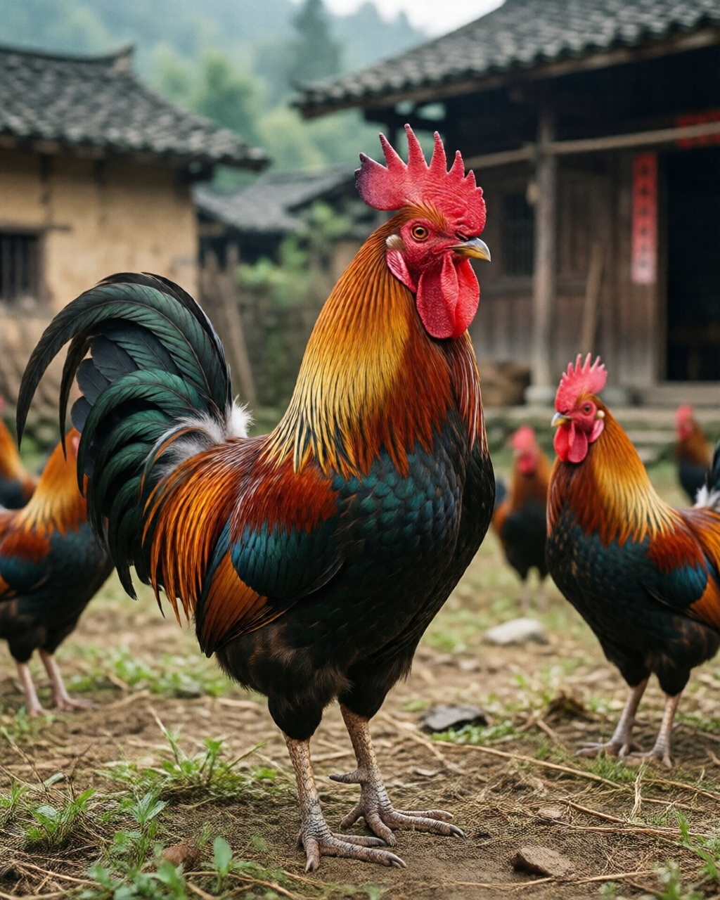 Gamefowl scene — Trường Đá Gà