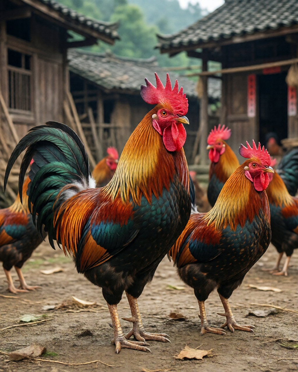 Gamefowl scene — Hướng Dẫn Đá Gà