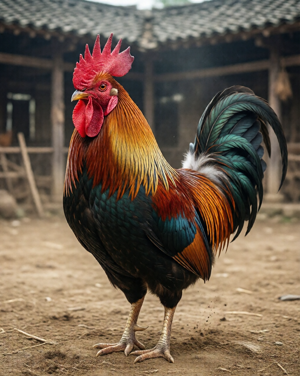 Gamefowl scene — Giống Gà Chọi
