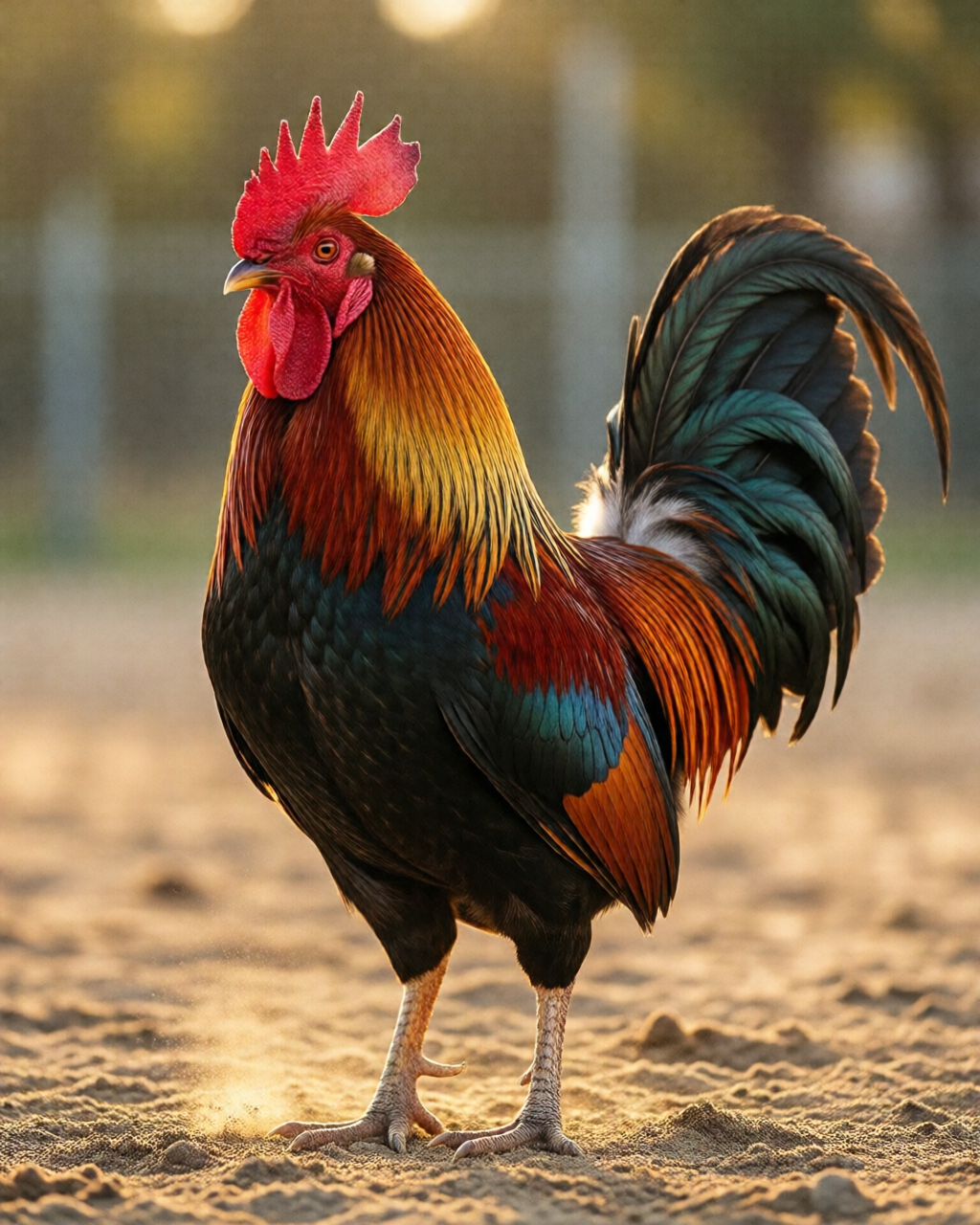 Gamefowl scene — Đá Gà Truyền Thống