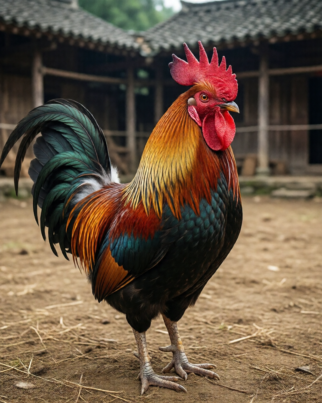 Gamefowl scene — Người Hâm Mộ Đá Gà