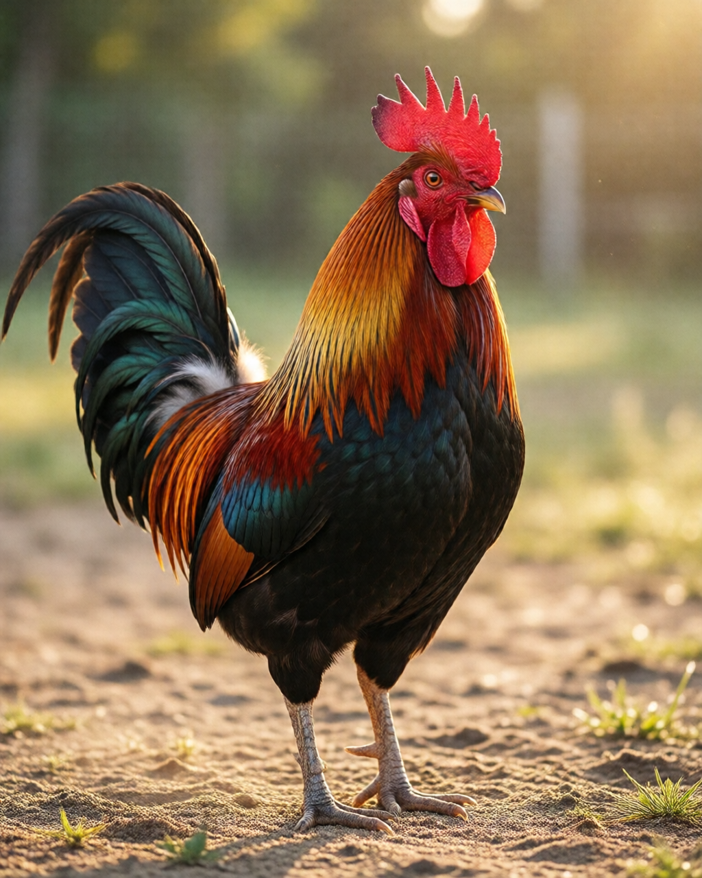 Gamefowl scene — Tin Đá Gà
