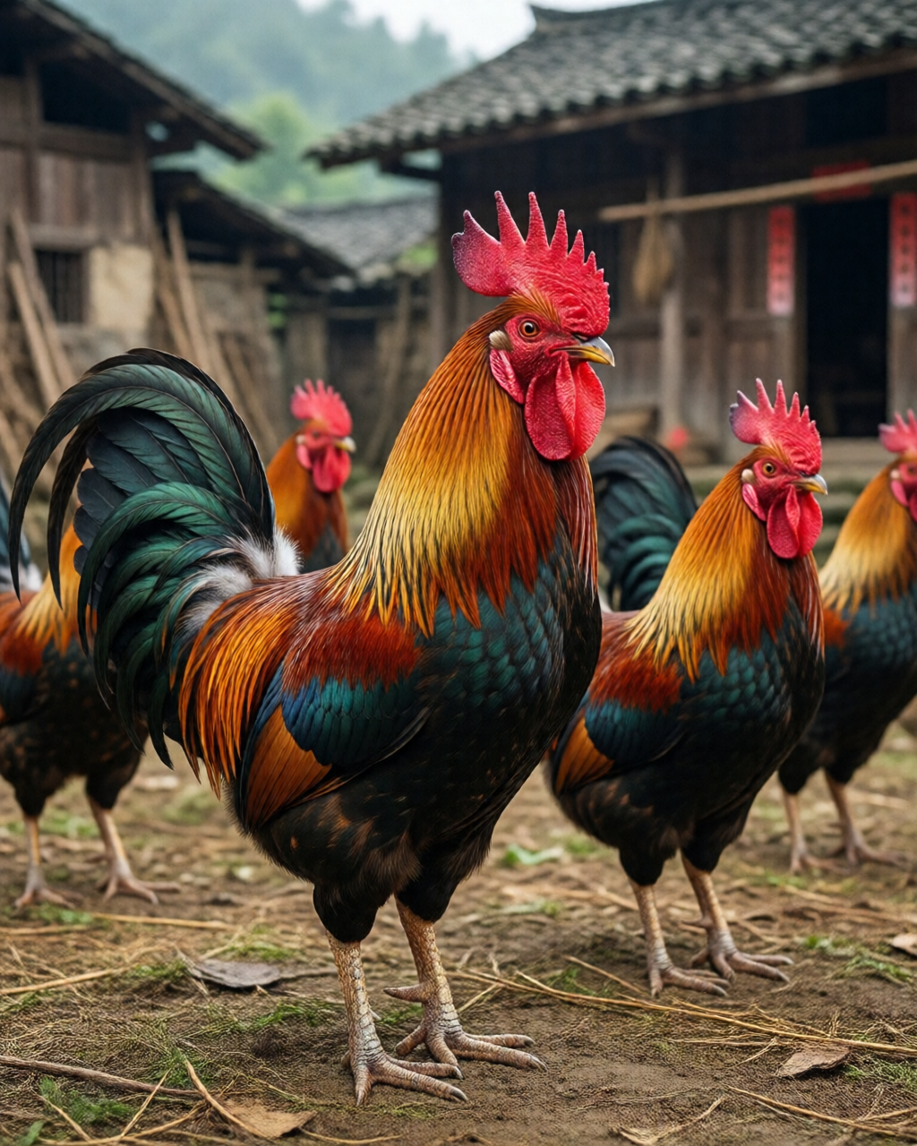 Gamefowl scene — Người Hâm Mộ Đá Gà