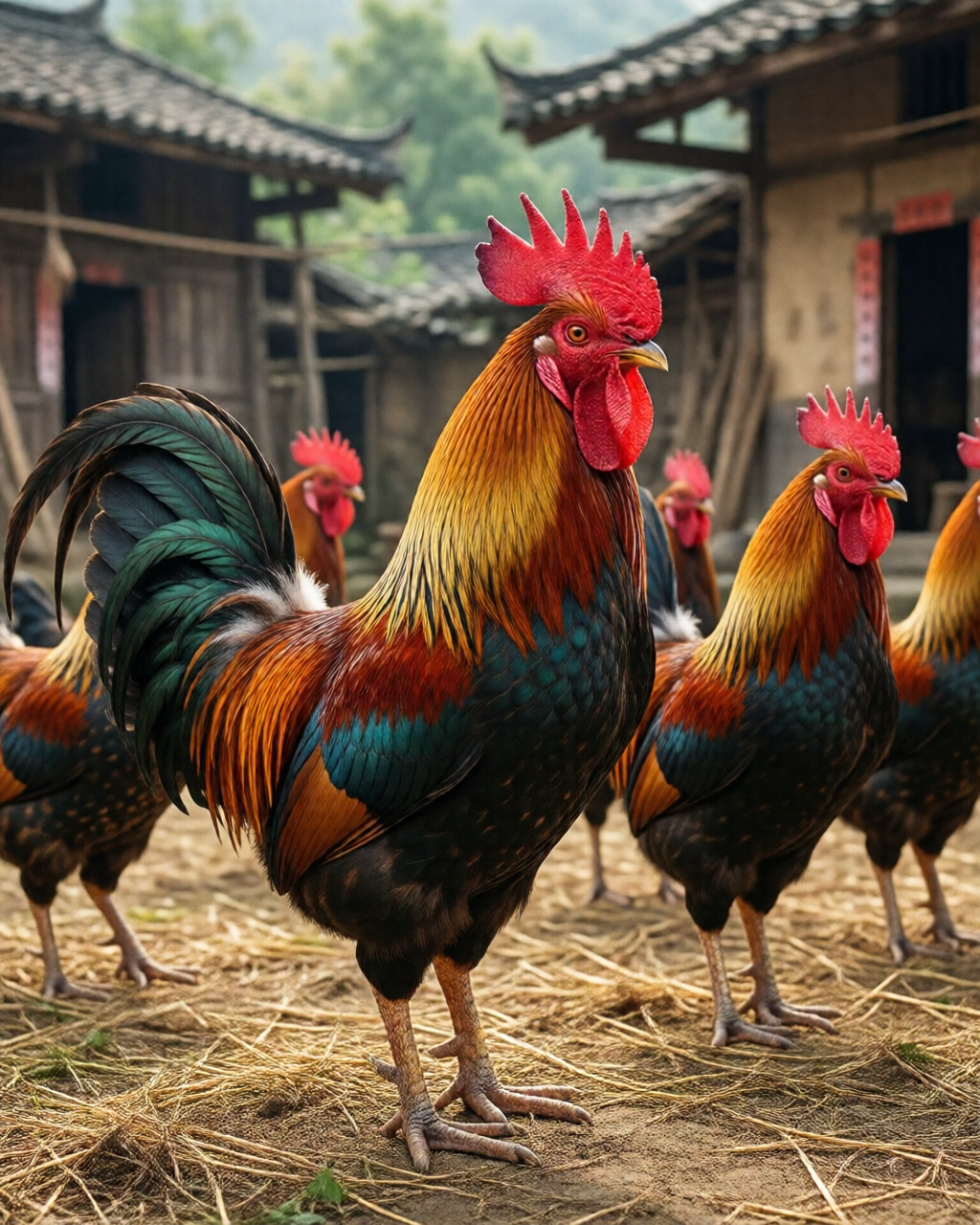 Gamefowl scene — คู่มือไก่ชน