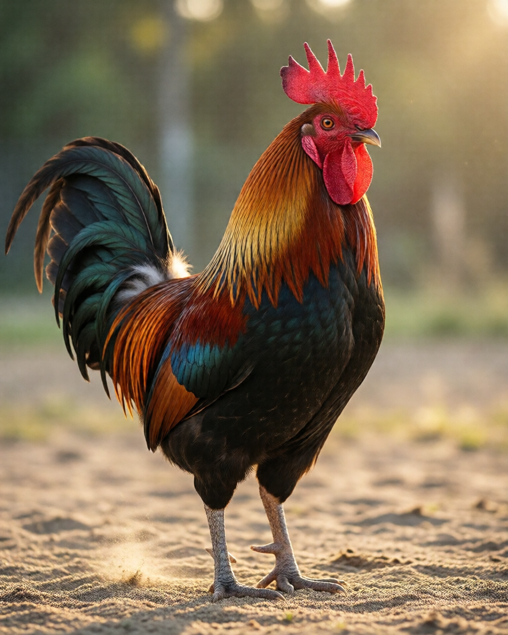 Gamefowl scene — พันธุ์ไก่ชน