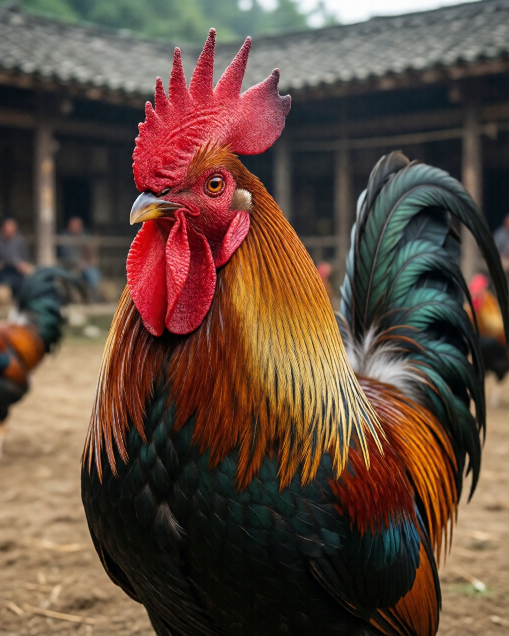 Gamefowl scene — คู่มือไก่ชน