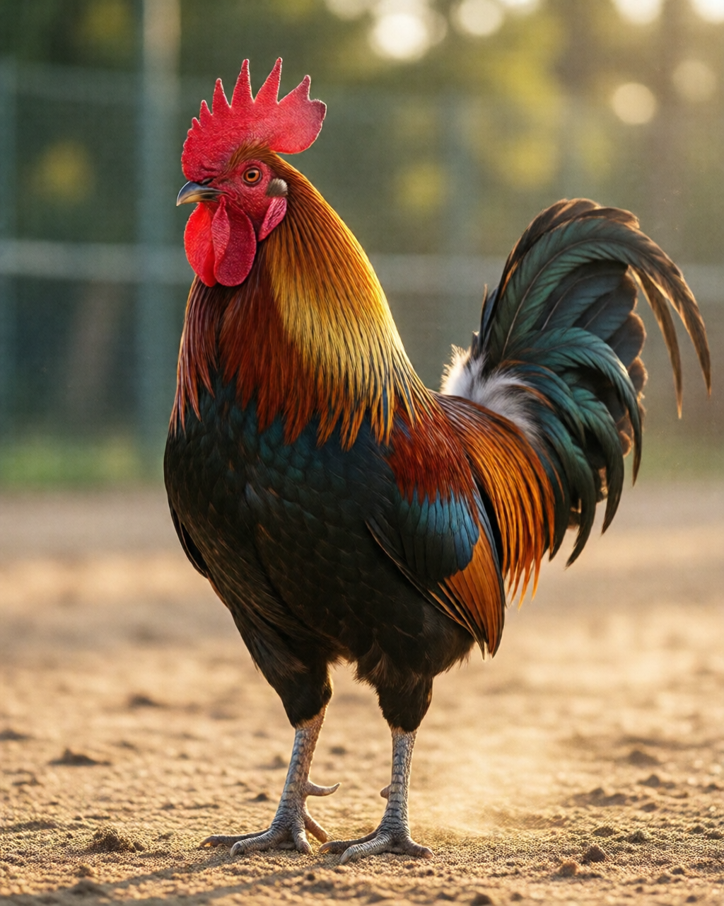 Gamefowl scene — สนามไก่ชน
