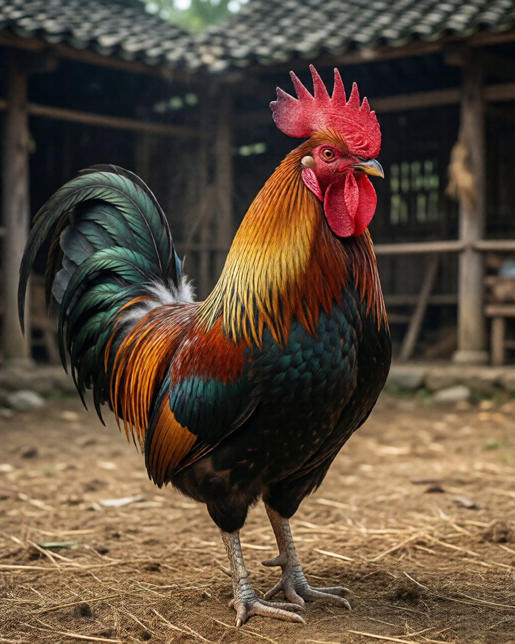 Gamefowl scene — สนามไก่ชน