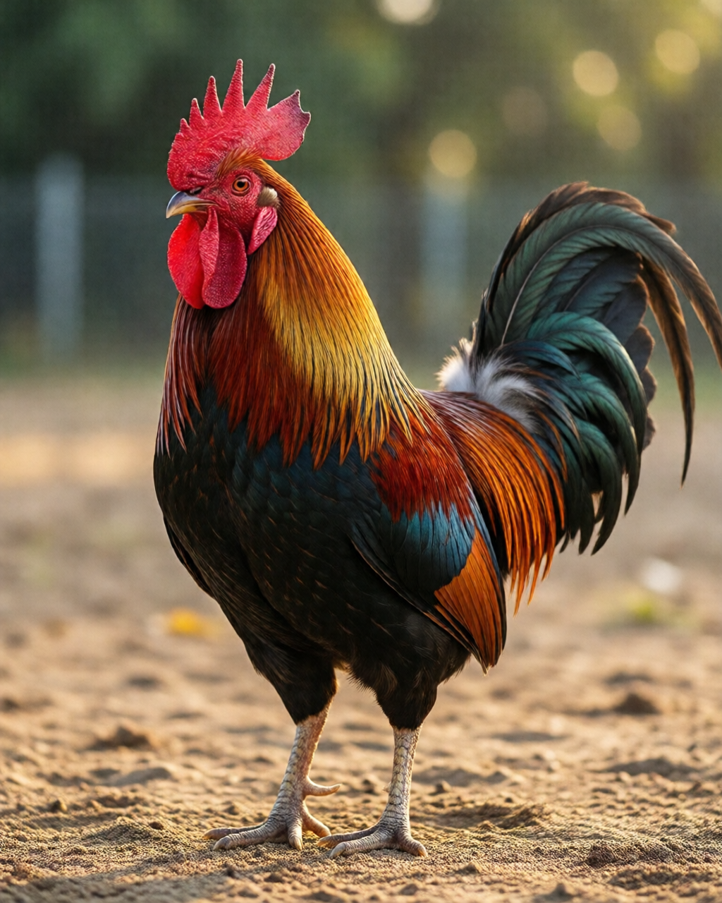 Gamefowl scene — ไก่ชนคลาสสิก