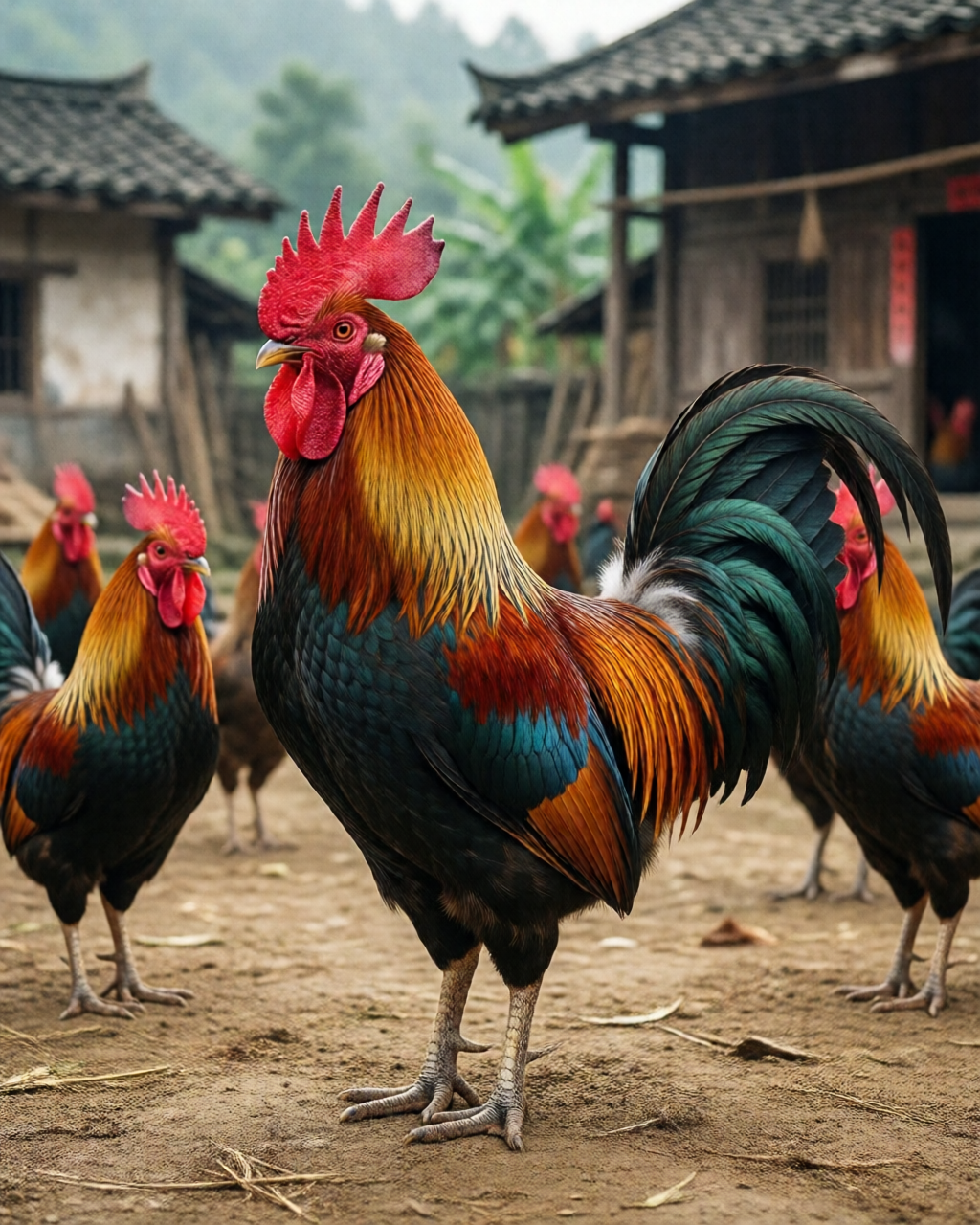 Gamefowl scene — คู่มือไก่ชน