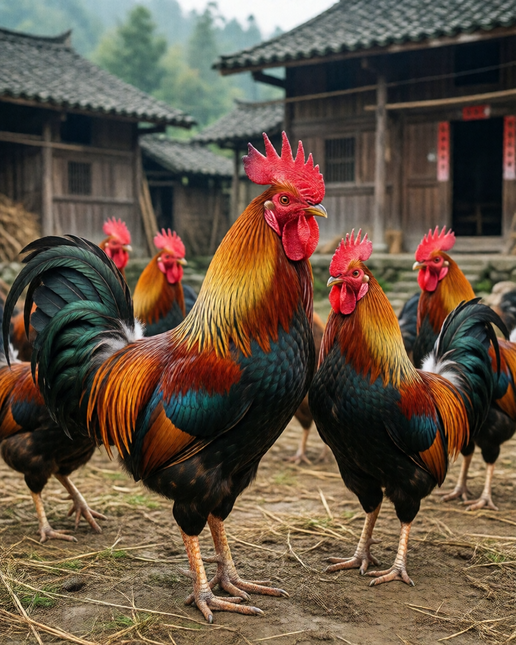 Gamefowl scene — คู่มือไก่ชน