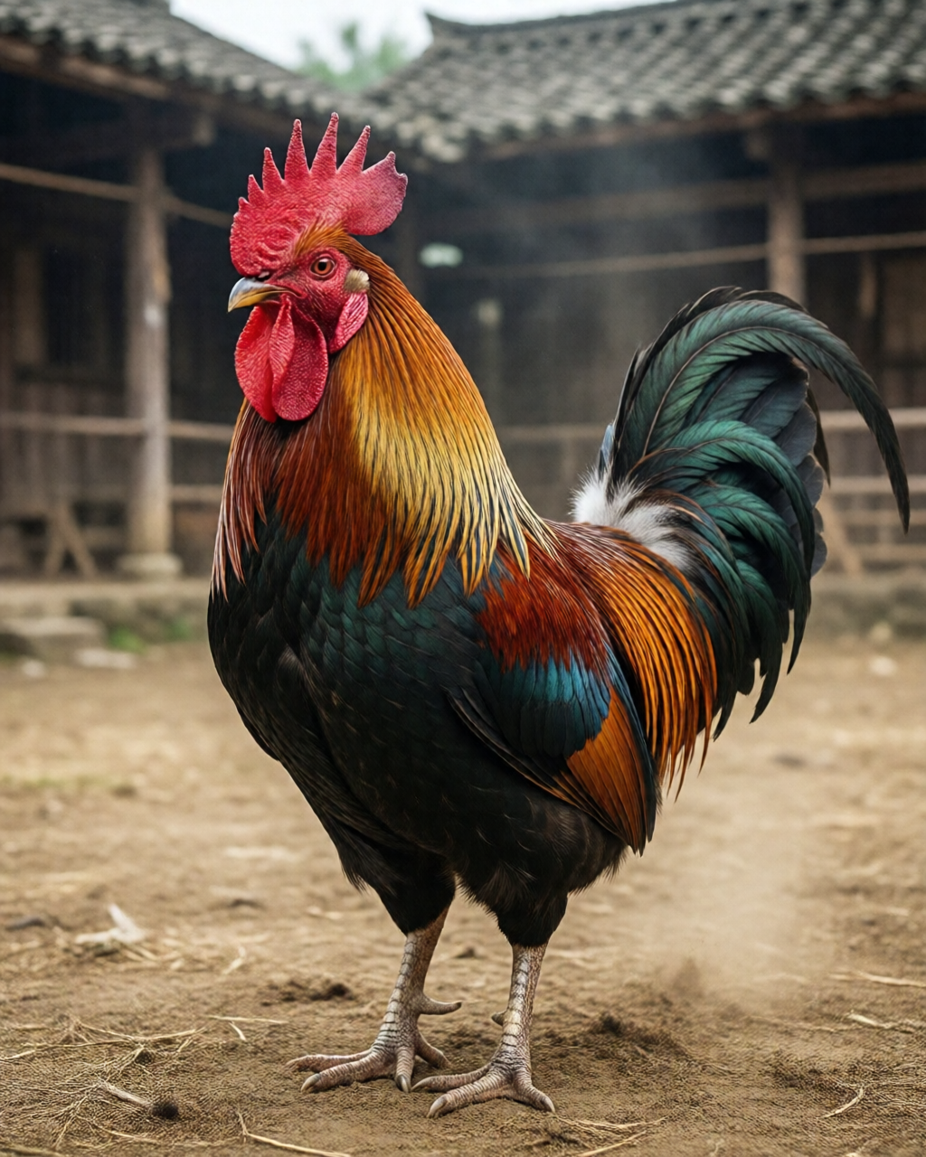 Gamefowl scene — พันธุ์ไก่ชน
