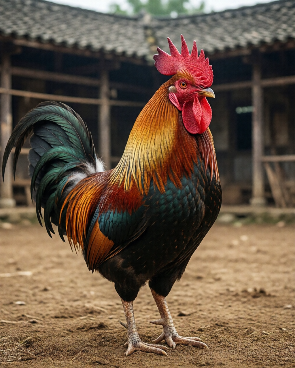 Gamefowl scene — สนามไก่ชน