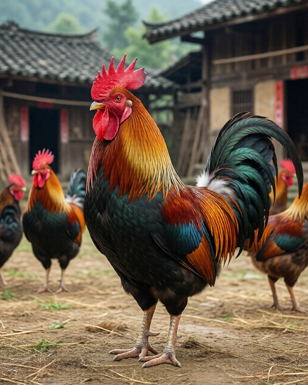 Gamefowl scene — พันธุ์ไก่ชน