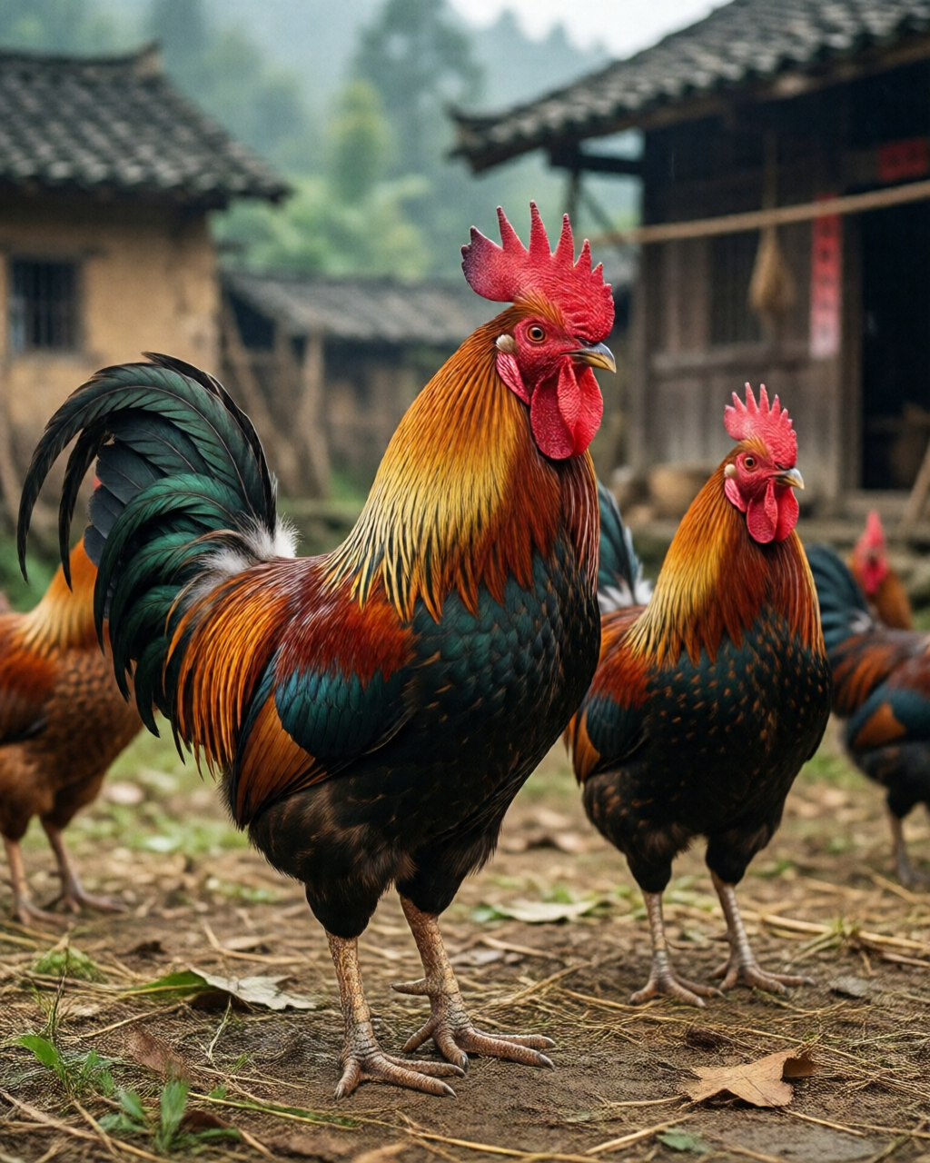 Gamefowl scene — สนามไก่ชน