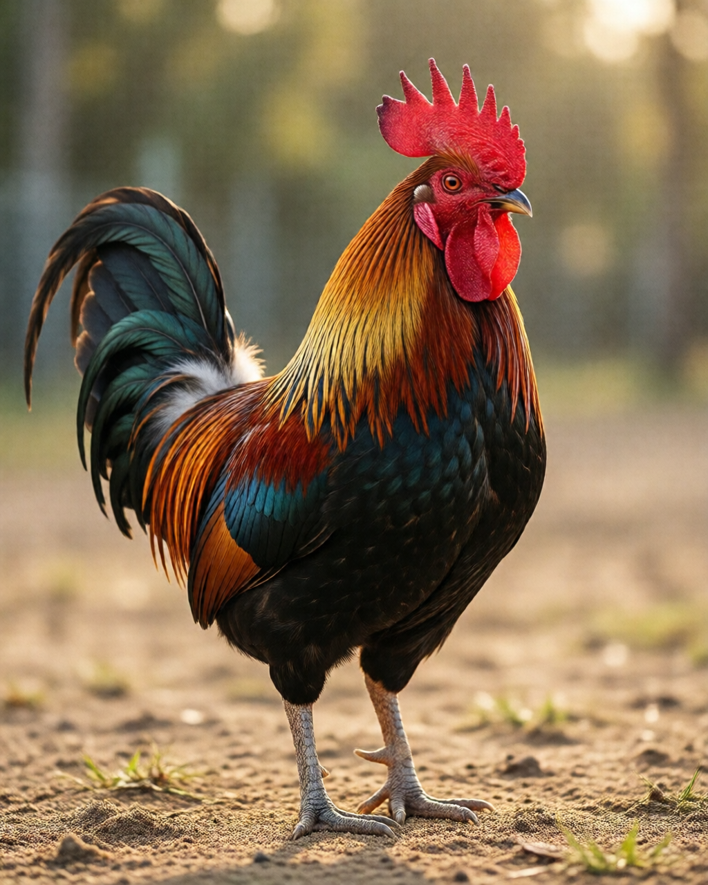 Gamefowl scene — พันธุ์ไก่ชน
