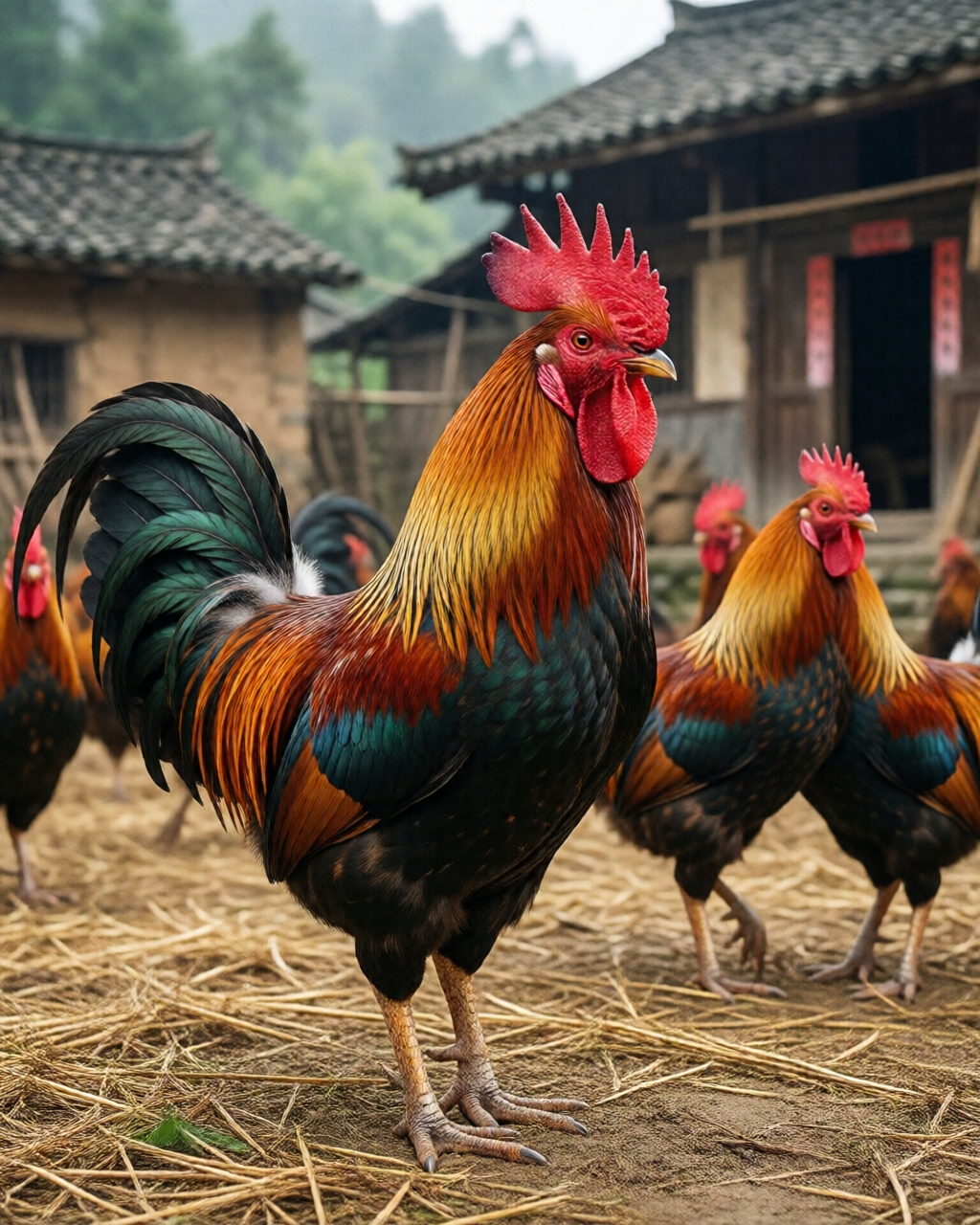 Gamefowl scene — สนามไก่ชน