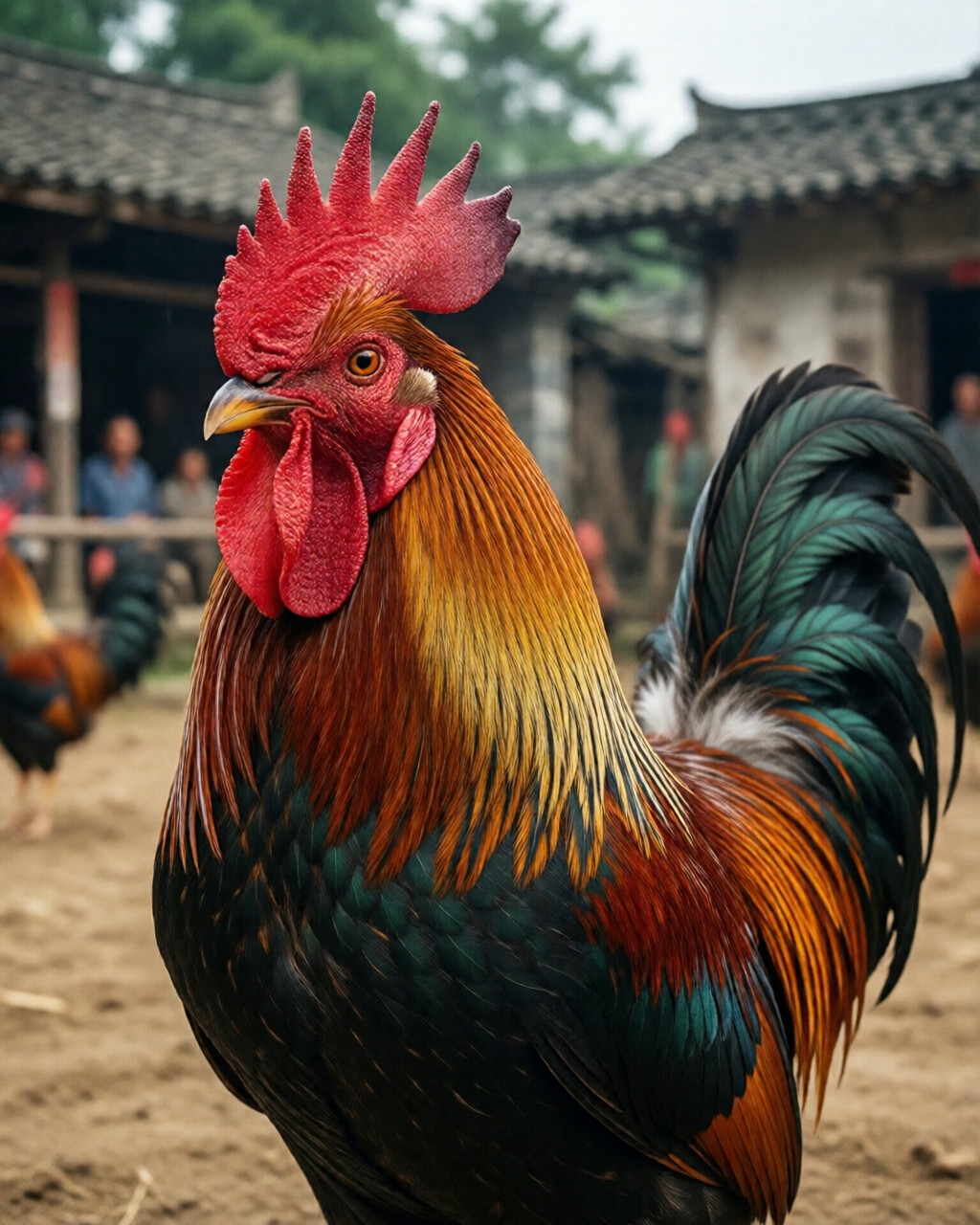 Gamefowl scene — พันธุ์ไก่ชน