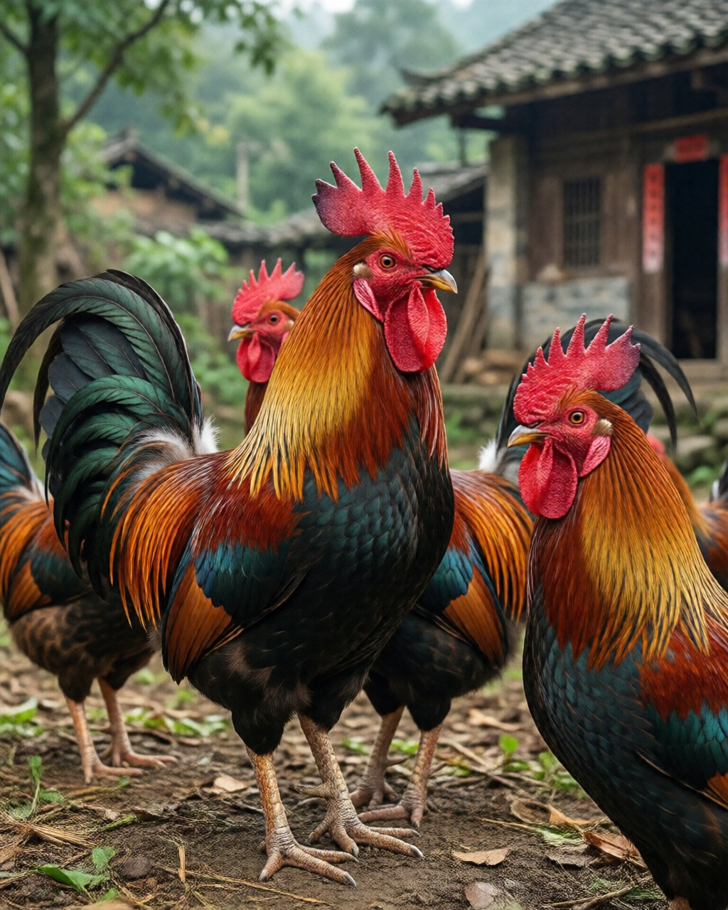 Gamefowl scene — คู่มือไก่ชน