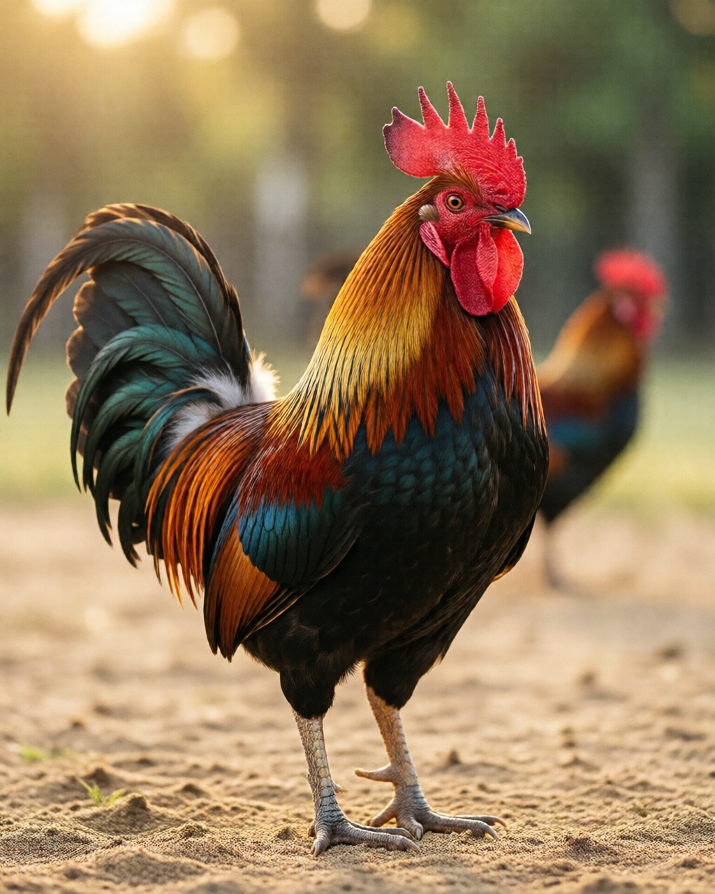 Gamefowl scene — สนามไก่ชน