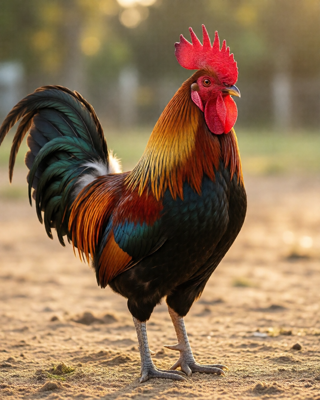 Gamefowl scene — พันธุ์ไก่ชน