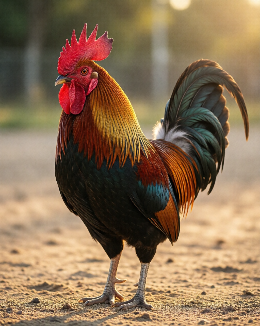 Gamefowl scene — ไก่ชนคลาสสิก