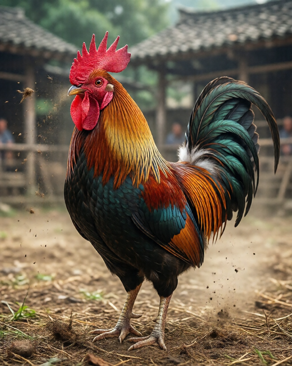 Gamefowl scene — พันธุ์ไก่ชน