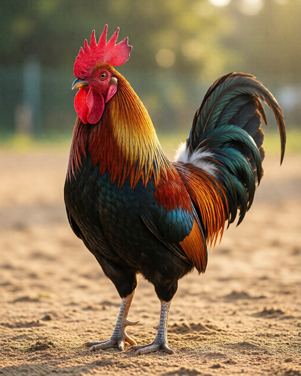 Gamefowl scene — พันธุ์ไก่ชน