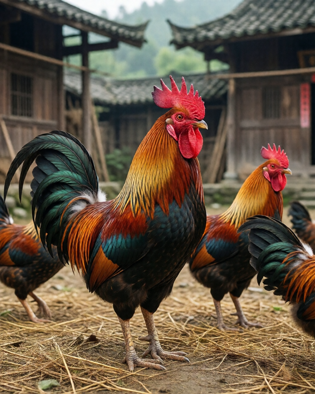Gamefowl scene — สนามไก่ชน
