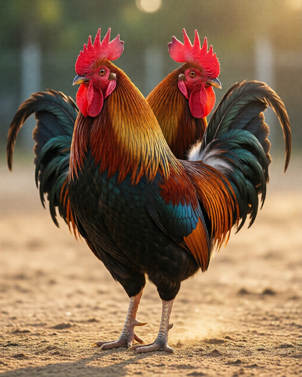 Gamefowl scene — พันธุ์ไก่ชน