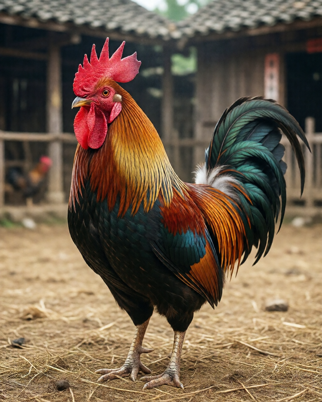 Gamefowl scene — สนามไก่ชน