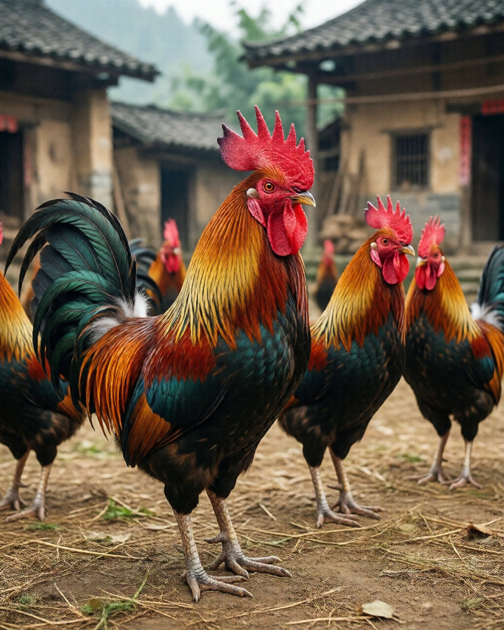 Gamefowl scene — คู่มือไก่ชน