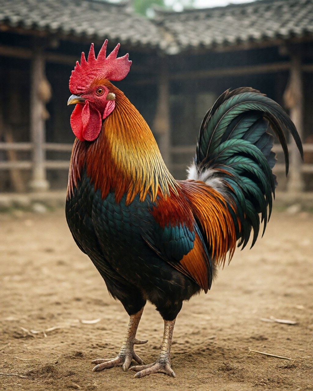 Gamefowl scene — พันธุ์ไก่ชน