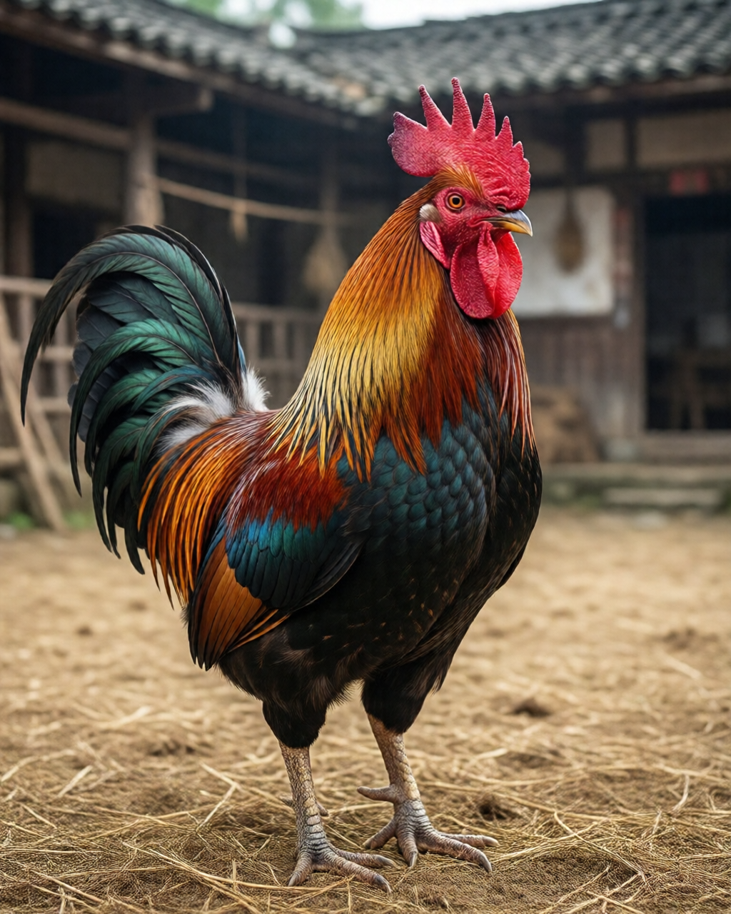 Gamefowl scene — พันธุ์ไก่ชน