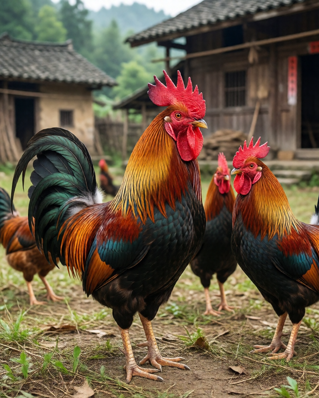 Gamefowl scene — Người Hâm Mộ Đá Gà