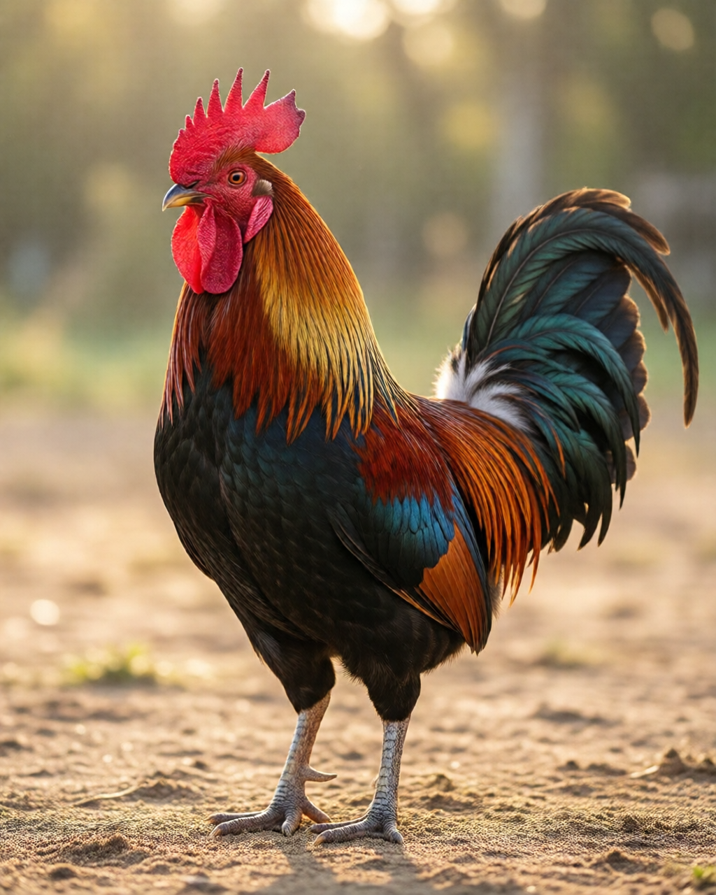 Gamefowl scene — Tin Đá Gà