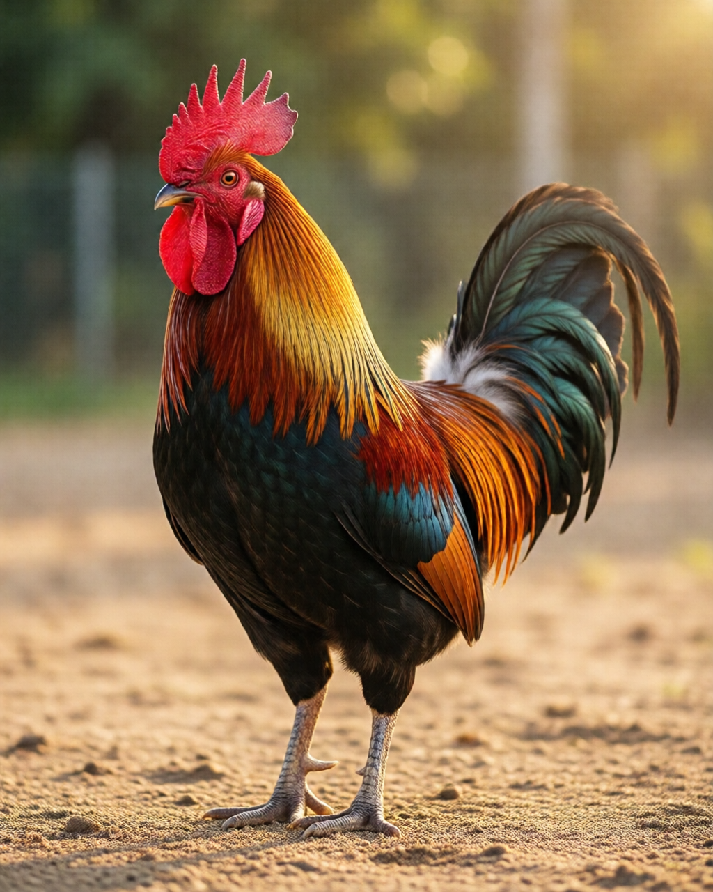 Gamefowl scene — Luyện Gà Chọi
