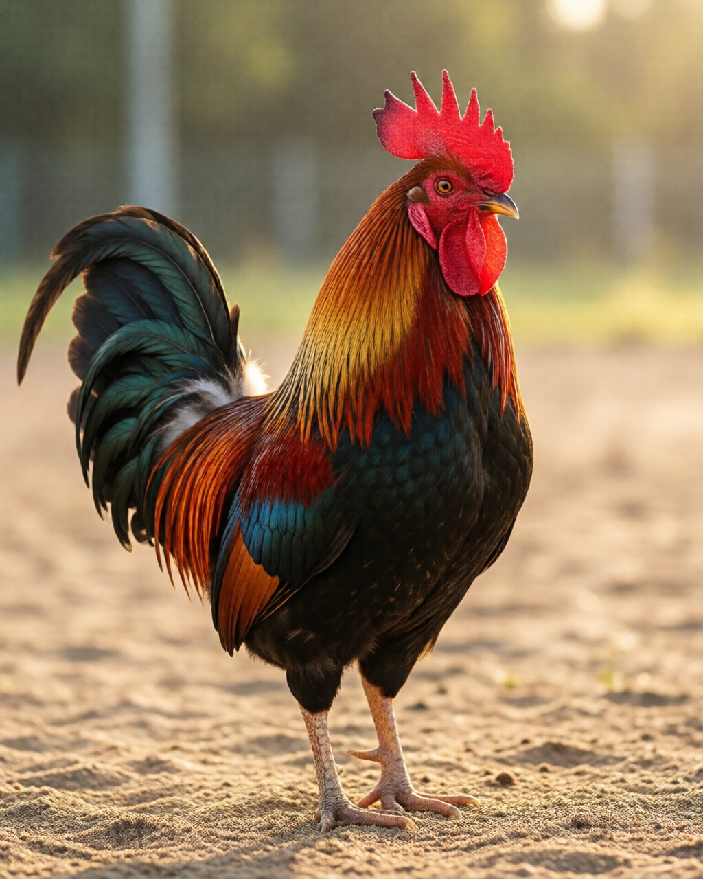 Gamefowl scene — Đá Gà Truyền Thống