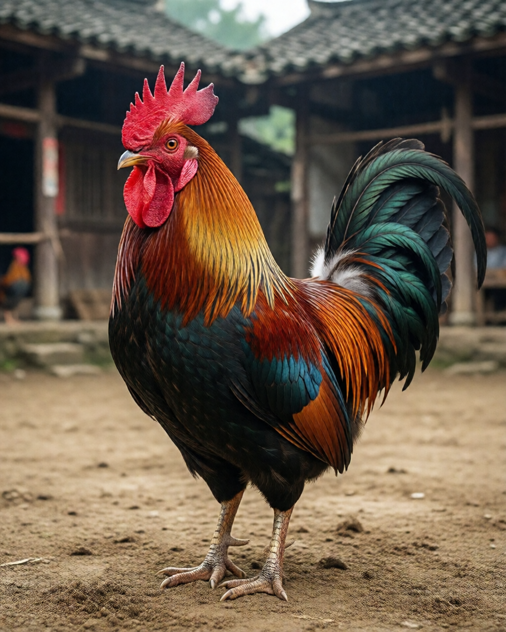 Gamefowl scene — Giống Gà Chọi