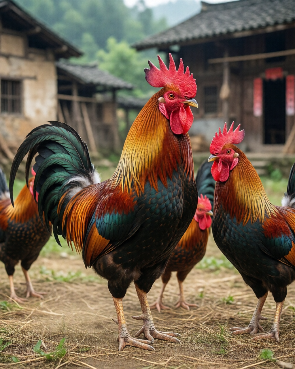 Gamefowl scene — Người Hâm Mộ Đá Gà